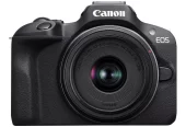 Canon EOS R100 – Mirrorless Camera – 24.1 MP – APS-C – 4K / 29.97 fps – 2.5x optical zoom RF-S 18-45mm F4.5-6.3 IS STM lens – Wi-Fi, Bluetooth – black