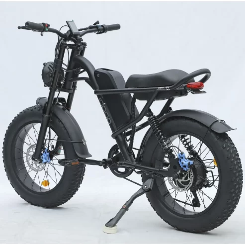 Electric Bike for Adults, 20″ x 4.0 Electric Bicycle with 750W Brushless Motor, 48V 15.6Ah Removable Battery, Mountain Off Roading EBike Moped ,Shimano 7-Speed Transmission