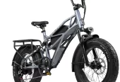 Fucare Scorpio 750w (1200w Peak) Electric Bike for Adults 20MPH 80 Miles 48V 20Ah LG Battery EBike, Full Suspension 20″×4.0″ All-Terrain Fat Tire Electric Bicycles, Dual Hydraulic Brake