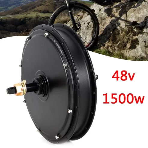 Miumaeov 48V 1500W E-bike Hub Motor Electric Bicycle Rear Wheel Brushless Gearless Motor Disc Brake