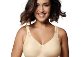 Playtex 18 Hour 4395 All-Around Smoothing Wirefree Bra Light Beige 44B Women’s