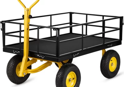 SKYSHALO-Heavy-Duty-Steel-Garden-Cart-1200-lbs-Lawn-Utility-Cart-w-Removable-Sides-to-Convert-into-Flatbed-Utility-Metal-Wagon-Yard-cipads-freeads