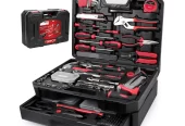 TOPHDY 325 Piece Home Tool Kit, Home Repair Tool Set, Toolbox Storage Case with Drawer, General Home/Auto Repair Tool kit