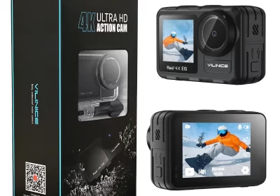 VILINICE-Action-Camera-Ultra-HD-4Kup-to-30m-Underwater-170°-Wide-AngleWaterproof-Sports-Camera-with-WiFi-2-Batteries-32G-SD-Card-Mounting-Accessories-Kit-cipads-freeads