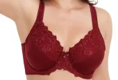 Women’s Sexy Lace Embroidered Bras Full Coverage Unlined Underwire Plus Size Bra 42DDD