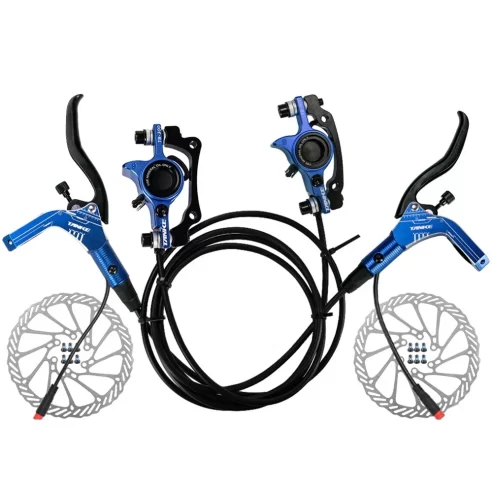 eBike Hydraulic Disc Brake Set Electric Bicycle Cut Off Brake Lever with Rotor