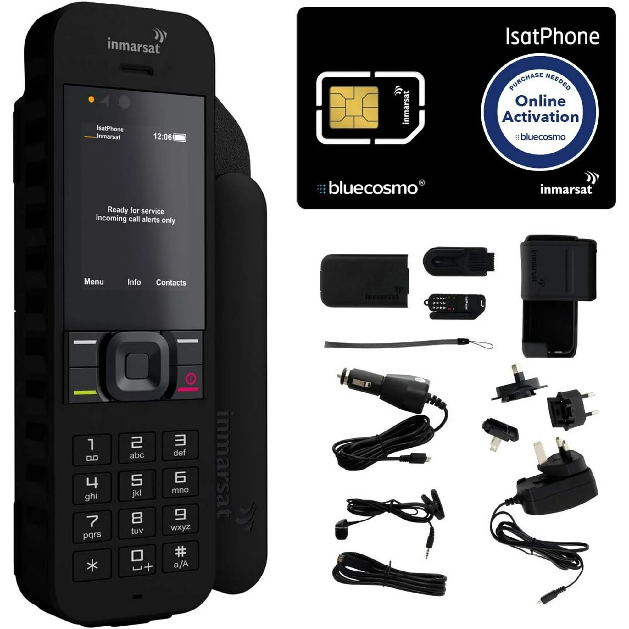 BlueCosmo Inmarsat IsatPhone 2 Satellite Phone Kit – 1: SIM Card Included (No Airtime) at walmart.com near me