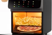 Bluebow Air Fryer 12QT Convection Oven with Visible Window, 10-in-1 Multi Function and Touchscreen, Gray 74.99 at walmart.com near me