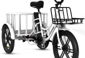 COLORWAY Electric Trike 500W Electric Bike for Adult, 3 Wheel Electric Bicycle with UL Tested 48V 13Ah Battery 20*3.0 Fat Tire Tricycles for Men Women with Front & Rear Baskets UL2849 at walmart.com near me