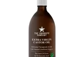 Castor Oil USDA Certified Organic Glass Bottle Pure Cold-Pressed 100% Natural Virgin Castor Oil Moisturizing for Skin Hair Growth Product for Eyelashes Food Grade Hexane & BPA Free (8.50 Fl Oz)