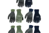 Expert Gardener 5 Pair Nitrile Garden Gloves, Medium,