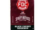 Fire Department Coffee – Cherry Bourbon Coffee – Veteran Owned – Black Cherry Bourbon Infused Ground Coffee – Non-Alcoholic – 12