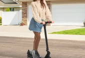 Foldable Electric Scooter for Adults, Max Speed 40 Mph, Max Range 65-100 Miles, 850W Portable E-Scooter with 10″ Pneumatic Tires, Front Wheel Drive & LED Display for Teens 14 Years and Up, Black at walmart.com near me