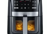 Gourmia 6-Qt Digital Window Air Fryer with 12 Presets & Guided Cooking Black at walmart.com near me