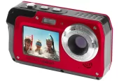 Minolta MN40WP – Digital camera – compact – 13.0 MP – 2.7K / 30 fps – underwater up to 9.8 ft – red