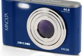 Minolta MND20 16x Digital Zoom 44 MP/2.7K Quad HD Digital Camera (Blue), MND20-BL