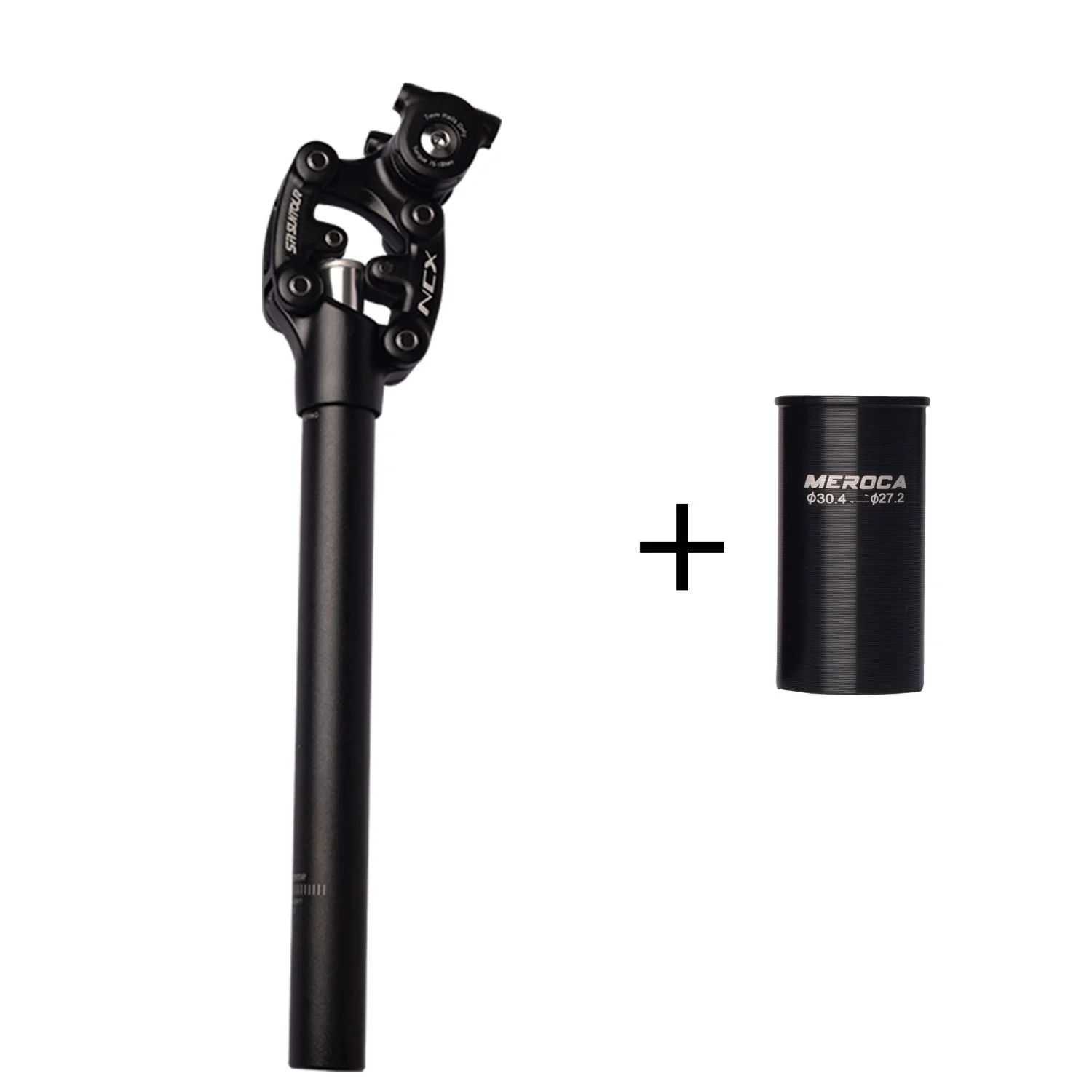 SR Suntour NCX Bicycle Suspension Seat Post with Standard Spring，Specification 30.4*350mm