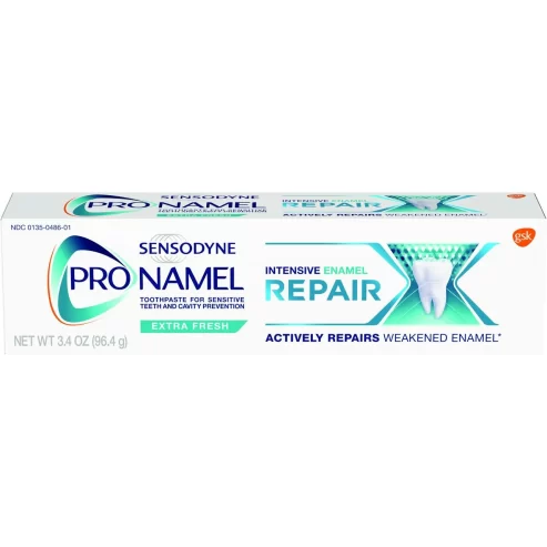 Sensodyne Pronamel Intensive Enamel Repair Sensitive Toothpaste, Extra Fresh, 3.4 Oz