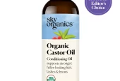 Sky Organics Organic Castor Oil to Condition for Fuller-Looking Hair, Lashes, and Brows, 16 fl oz