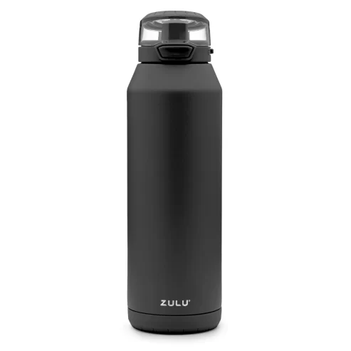 Zulu Swift 40oz Stainless Steel Water Bottle with Chug Lid, Black at walmart.com near me