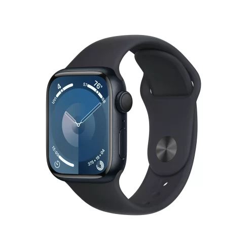 Apple Watch Series 9 [GPS 41mm] Smartwatch with Midnight Aluminum Case and Midnight Sport Band – S/M. Fitness Tracker, ECG Apps, Always-On Retina Display, Water Resistant Near me