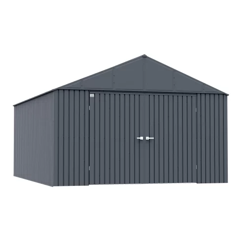 Arrow Elite Steel Storage Shed, 12×16, Anthracite Near Me