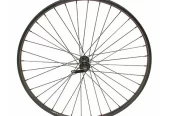 Black 27.5 Alloy Front Wheel 36 Spoke 14gBlack 3/8 Quick release axle