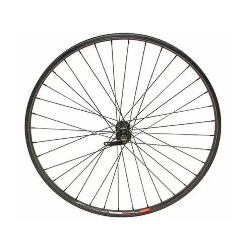 Black 27.5 Alloy Front Wheel 36 Spoke 14gBlack 3/8 Quick release axle