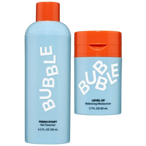 Bubble Skincare Gel Facial Cleanser & Moisturizer Set, Normal to Oily Skin Near Me