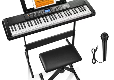 Donner-New-Arrival-DEK-200-61-Key-Piano-Full-Size-Electronic-Keyboard-Set-Dual-Keyboard-Auto-Accompaniment-Metronome-Record-cipads-freeads