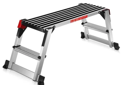 Goplus-330lbs-Aluminum-Step-Stool-Folding-Bench-Work-Platform-Non-slip-Drywall-Ladder-cipads-freeads