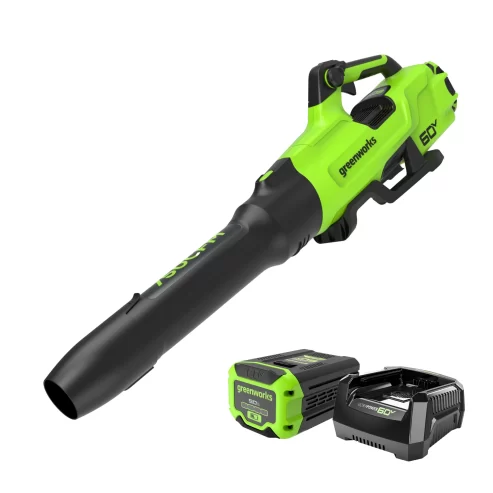 Greenworks 60V 750 CFM 170 MPH Leaf Blower with 4.0 AH HC Battery and 6 Amp Charger 2429802 Near Me