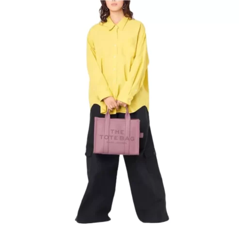 Marc Jacobs Womens The Leather Small Tote Bag Lilas H004L01PF21-993 One Size at walmart.com near me