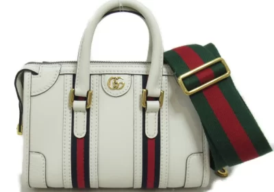 Pre-Owned-GUCCI-Mini-Top-Handle-2way-Shoulder-Bag-with-Double-G-White-leather-715771AAA0O9041-Like-New-cipads-freeads-1