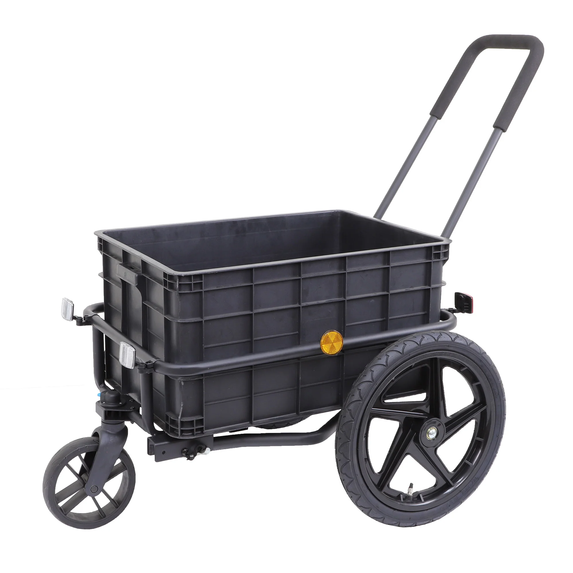 Xspec 2-in-1 Bike Cargo Trailer Pushcart, with Removable Box and Waterproof Near Me