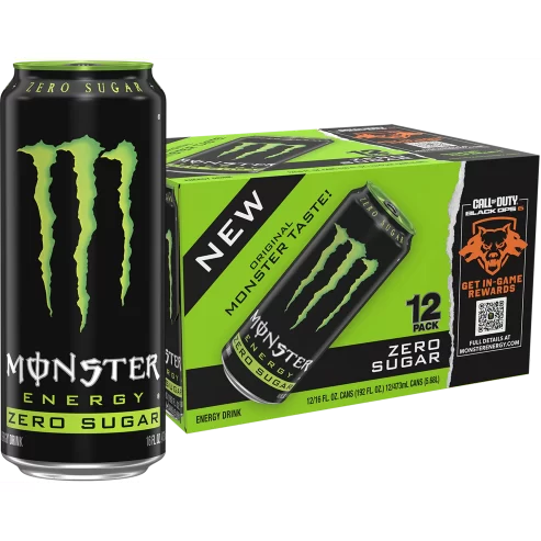 (12 Pack) Monster Energy Drink, Zero Sugar, 16 fl oz Near me