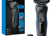 Braun Series 5 5018s Rechargeable Wet Dry Men’s Electric Shaver with Charging Stand