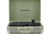 Crosley Cruiser Premier Vinyl Record Player with Speakers and Wireless Bluetooth – Mint | Audio Turntables At walmart.com