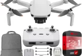 DJI Mini 2 SE Camera Drone Quadcopter with RC-N1 Remote Controller CP.MA.00000573 with 1/2.3-inch CMOS & 2.7K Video Extended Protection Bundle with Deco Gear Backpack + Landing Pad & Accessories Kit