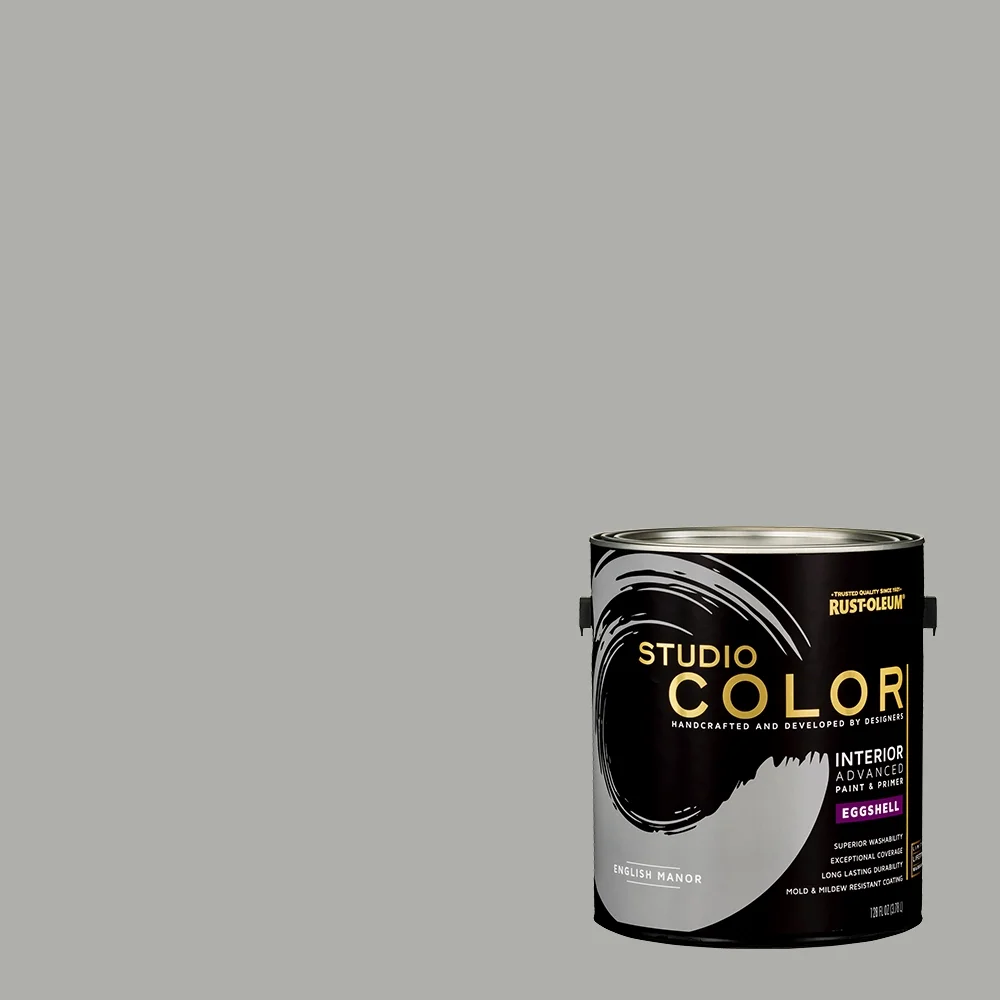 English Manor, Rust-Oleum Studio Color Interior Paint + Primer, Eggshell Finish, Gallon Near Me