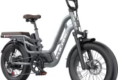 Fucare 1200W Electric Bike for Adults 32MPH 48V 20Ah (Rated 19.2AH) Battery EBike, Full Suspension 20″×4.0″ Fat Tire Electric Bicycles, Dual Hydraulic Brake, UL2849 Certified