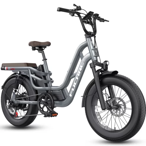 Fucare 1200W Electric Bike for Adults 32MPH 48V 20Ah (Rated 19.2AH) Battery EBike, Full Suspension 20″×4.0″ Fat Tire Electric Bicycles, Dual Hydraulic Brake, UL2849 Certified