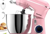 Honinst 6.5 QT Electric Stand Mixer, 10+P Speeds Lightweight with Tilt-Head Kitchen Stand Mixer, Dough Hook, Whisk, Beater and Bowl, Food Mixer for Baking, Cake and Most Home Cooks Near Me