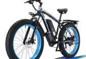 KETELES Electric Bike for Adults Ebike, 750W Adults E Bike, Electric Mountain Bicycle 48V 13AH Removable Battery, 26″ Fat Tire Electric Bike