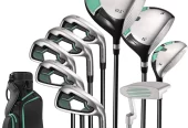 Naipo Golf Club Set 9-Piece Complete Golf Set for Right Handed with Stand Bag & 3 Bonus Head Covers