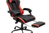 X Rocker Apex PC Gaming Chair with Massage Function and Footrest, Red Near Me