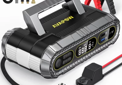 AVAPOW-Jump-Starter-with-Air-Compressor-4000A-Battery-Jump-Starter-for-All-Gas-or-Up-to-10L-Diesel-150PSI-Digital-Tire-Inflator-with-Emergency-Light-cipads-freeads