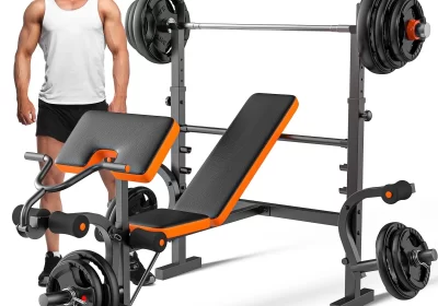 GIKPAL-660lb-6-in-1-Adjustable-Weight-Bench-with-Multi-Purpose-Workout-Bench-Set-With-Barbel-Rack-and-Leg-Developer-for-Home-Gym-Full-Body-ciapds-freeads