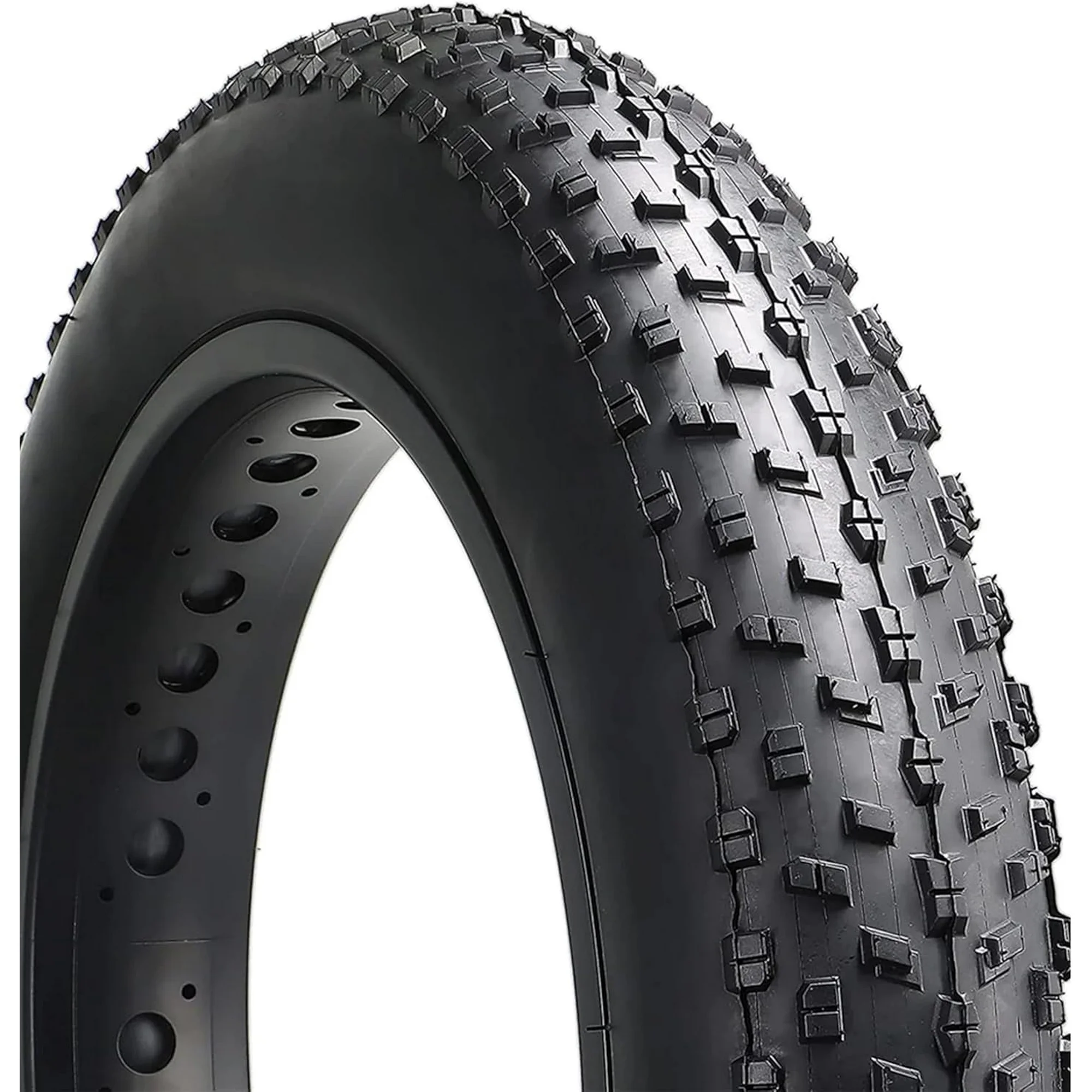 Happy Ebikes 20” x 4” Fat Bike Tires, 26” Bike Tire for Electric Bikes, Durable Fat Bike Tires for Snow, Street, and Trails, Folding Bike Tires for MTB and Ebike at walmart.com