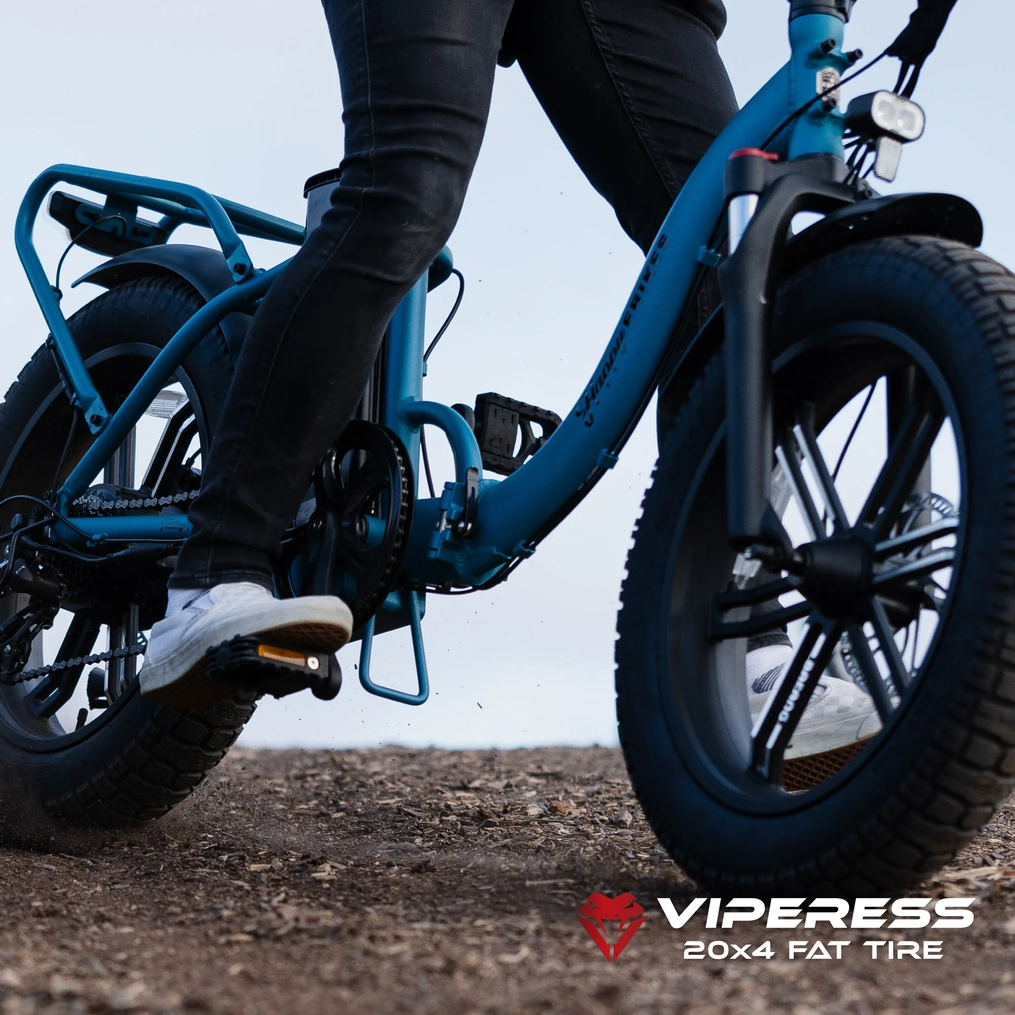 Happy Ebikes VIPERESS Fat Tire for Ebikes, Mountain Bike Tires, Puncture-Resistant, Heavy-Duty Motorcycle Tires for Street and Trail, 20” x 4”, 2-Pack online at walmart.com